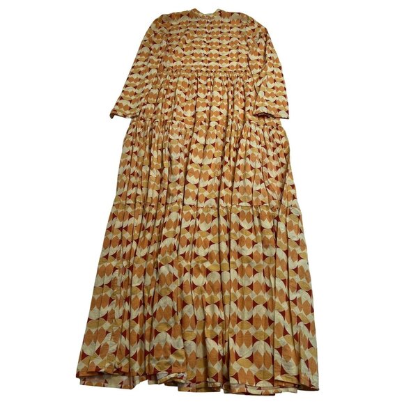Maria de la Orden Ajaccio Dress in Terracota - Picture 1 of 5
